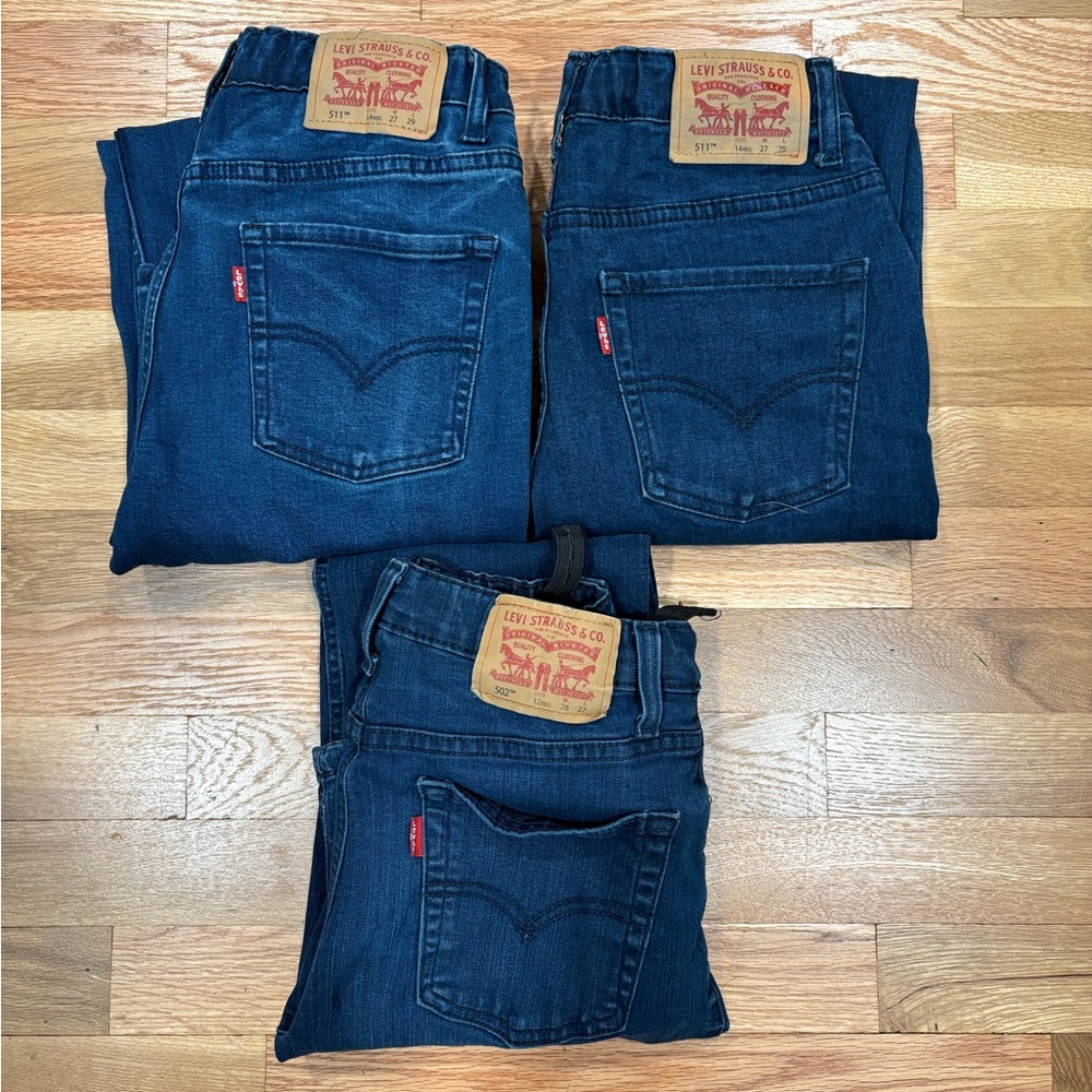 Bundle Levi’s boys 2pairs size 14 regular. 1 pair 12 regular